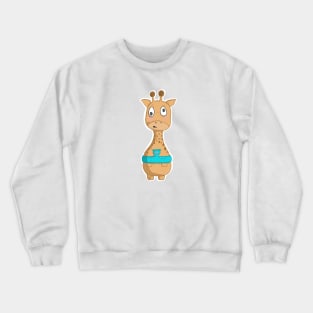 Uncomfortable Giraffe Crewneck Sweatshirt